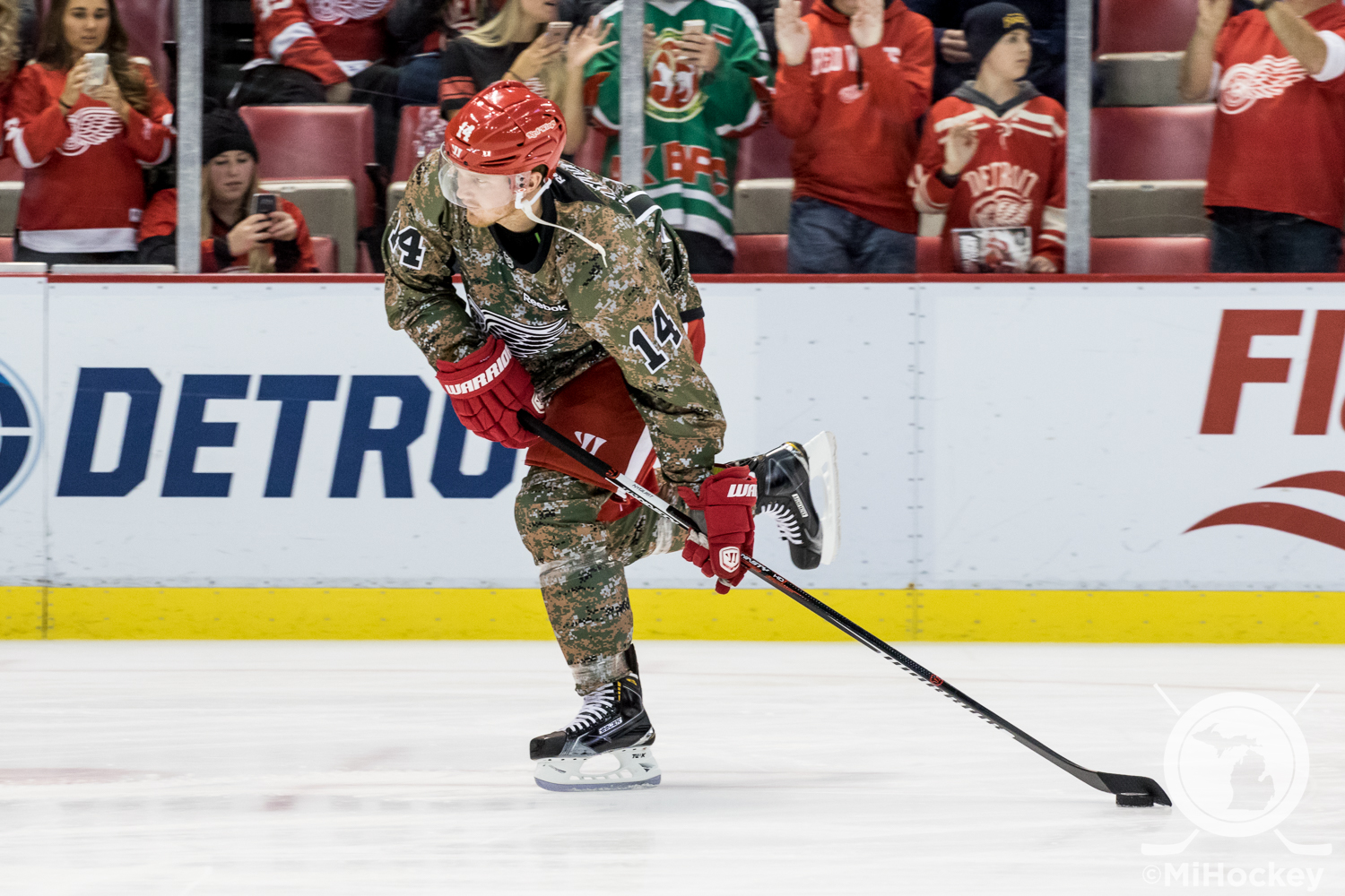 Detroit Red Wings Camo Practice Jersey